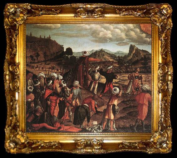 framed  CARPACCIO, Vittore The Stoning of St Stephen g, ta009-2